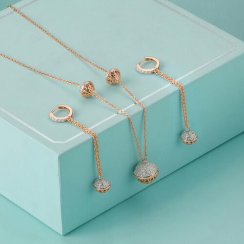 Ensemble collier et boucles d’oreilles 02